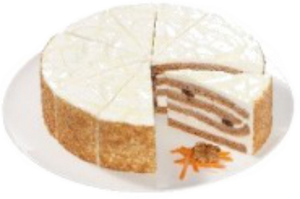 Carrot Cake 2Kg. 12 portions (MONCA02)