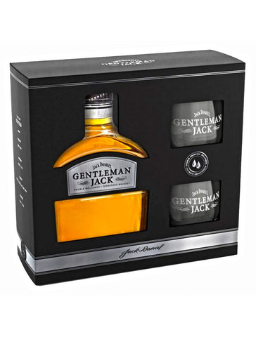 Gentleman Jack with 2 Glasses Gift pack 70cl (A290)