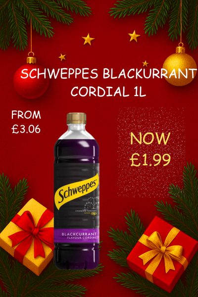SCHWEPPES BLACKCURRENT CORDIAL LTR [T057]