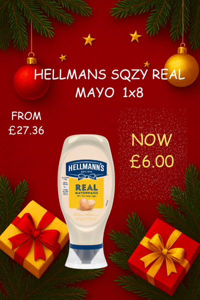 Hellmann's Squeezy Mayonnaise 430ml 1x8 [HELSM03]