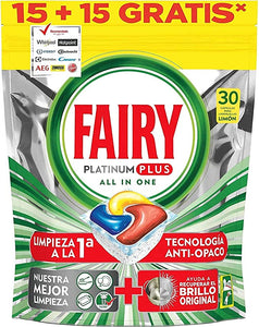 Dishwasher Fairy Tablets Platinum 15+15 Pods 1 packet  [CBAFD02]