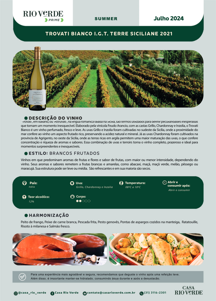 BIANCO SICILIA TROVATI 75cl [B238]