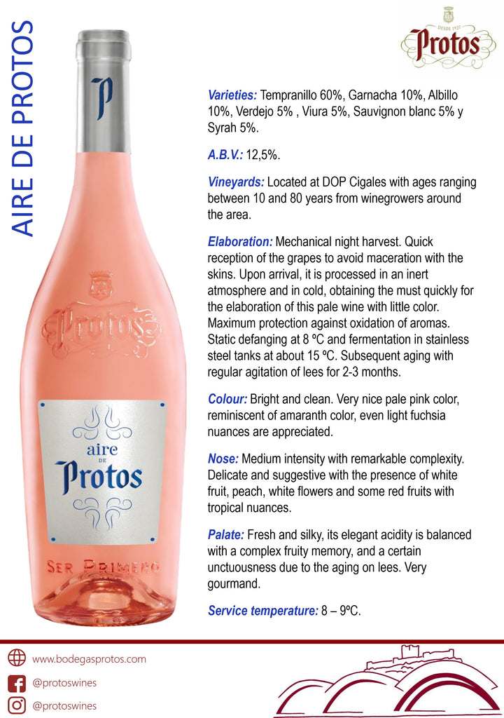 AIRE DE PROTOS ROSE 75cl [D188]