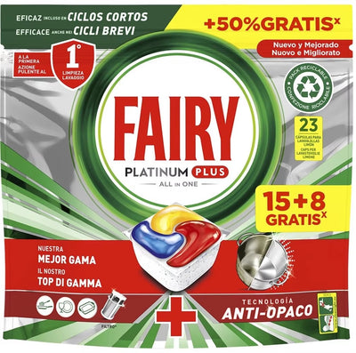 Dishwasher Fairy Tablets Platinum 15+8 Pods 1 packet  [CBAFD02]