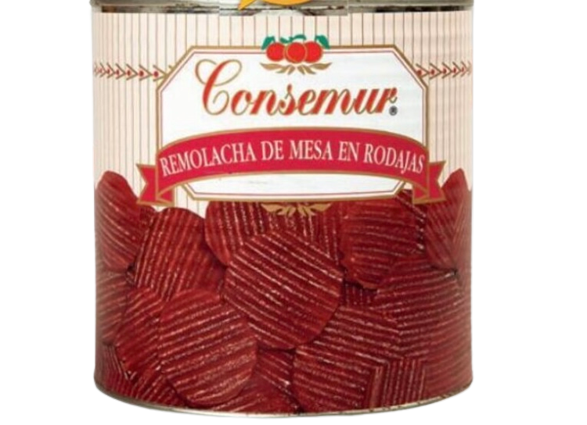 Sliced Beetroot 1x1x3kg (CBARR01)