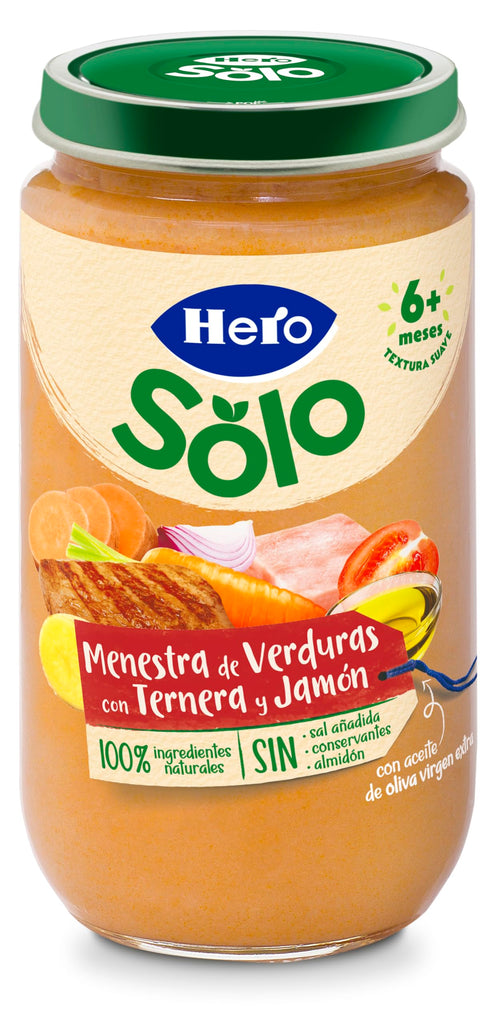 Hero Potitos Vegetable Stew, Veal & Ham 12x235g [HERO06]