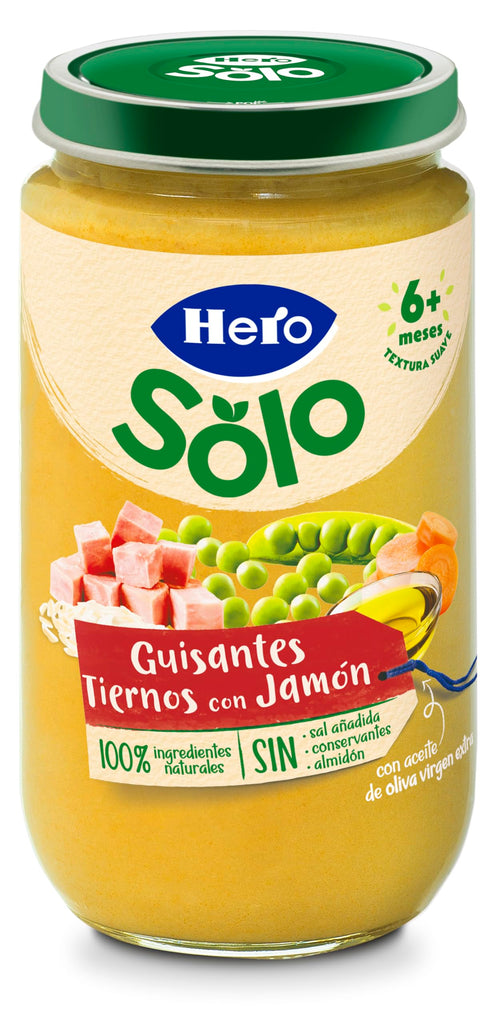 Hero Potitos Soft Peas & Ham 12x235g [HERO05]