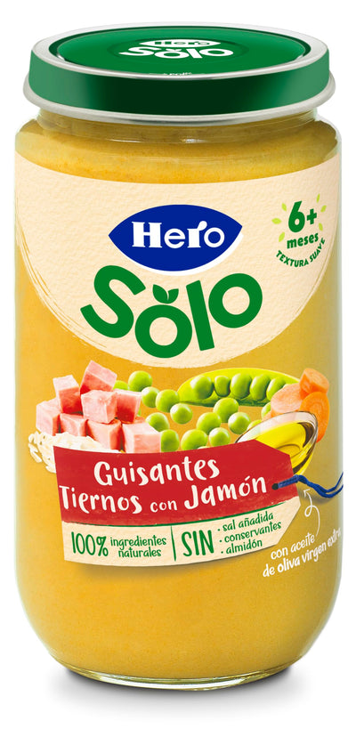 Hero Potitos Soft Peas & Ham 12x235g [HERO05]