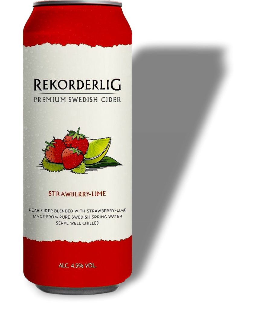 Rekorderlig Strawberry & Lime Cans 50cl 1x24 [Q074]