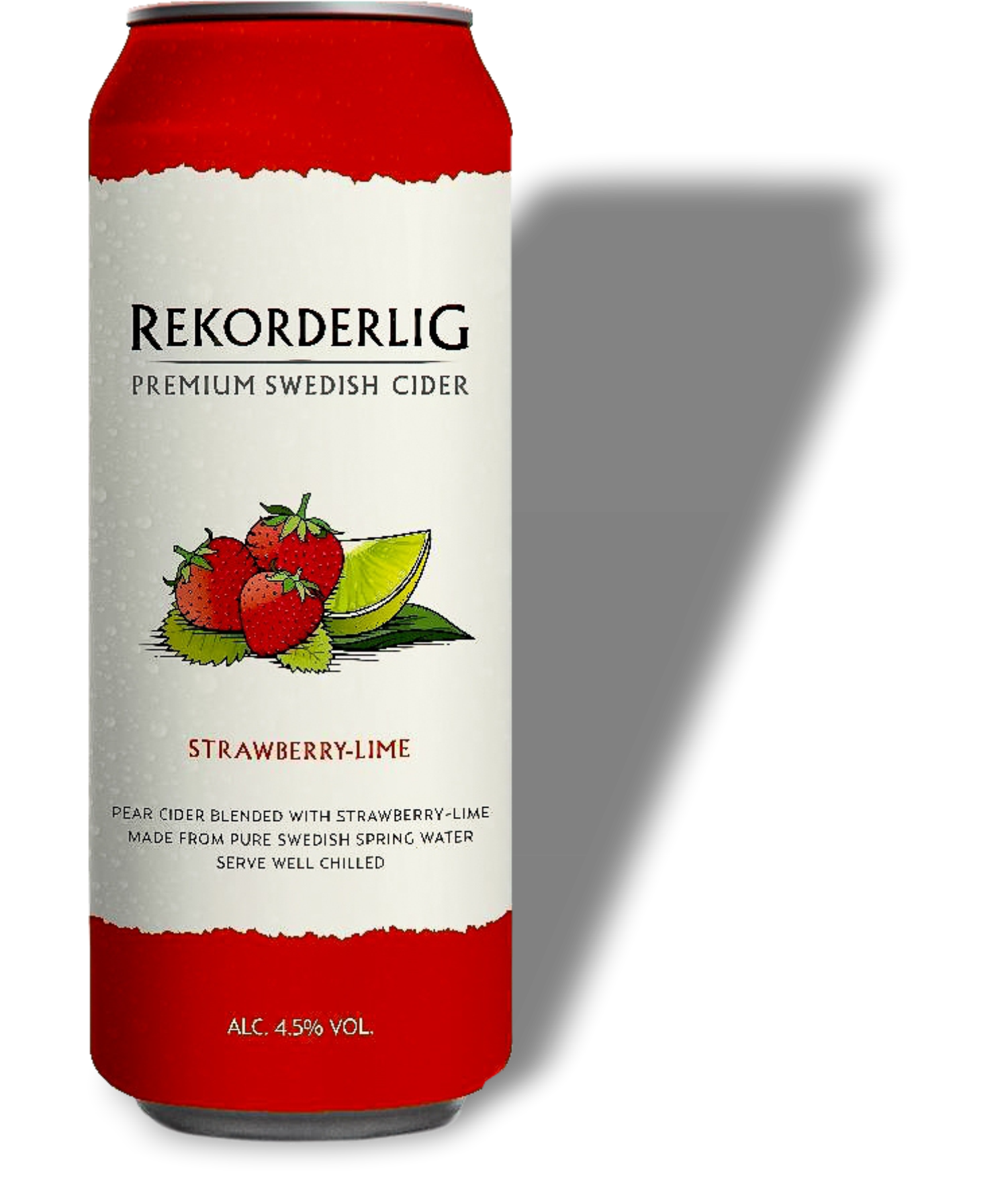 Rekorderlig Strawberry & Lime Cans 50cl 1x24 [Q074]
