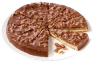 American Peanuts, Almond & Caramel CAKE 950 gr. / 12 portions (MONCA03)