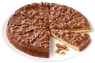 American Peanuts, Almond & Caramel CAKE 950 gr. / 12 portions (MONCA03)