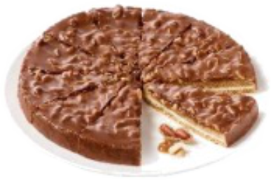 American Peanuts, Almond & Caramel CAKE 950 gr. / 12 portions (MONCA03)