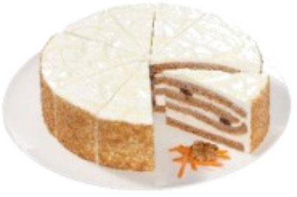 American Carrot CAKE 2 Kg. / 12 portions (MONCA02)