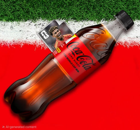Coca-Cola Zero Panini World Cup 50cl x12 [S174]