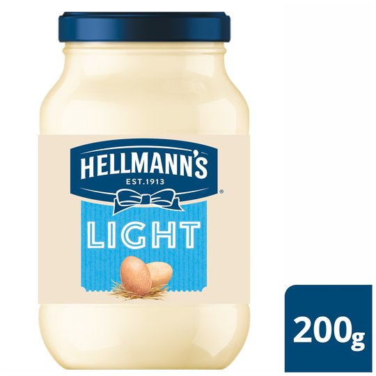 Hellmans Mayo Light 200g x12 [HELML01]
