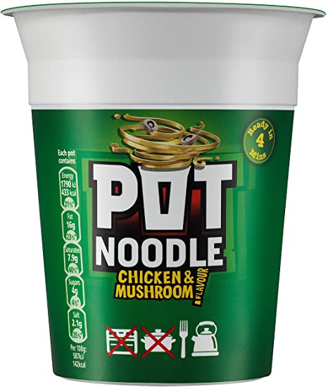 Pot Noodle Chicken & Mushroom x12 [PNOCM01]