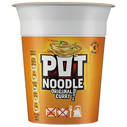 Pot Noodle Original Curry x12 [PNOOC01]