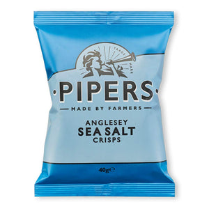 Pipers Crisps Sea Salt 40g x2 [PIPSS01]