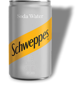 SCHWEPPES SODA WATER 15cl CANS 1x24 [S016]