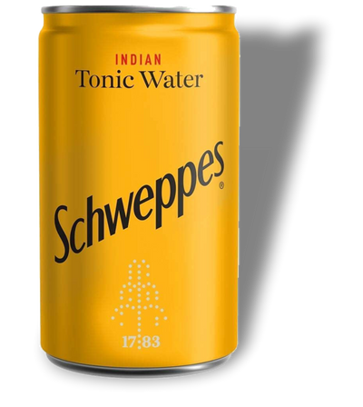 SCHWEPPES TONIC WATER 15cl CANS [S018]