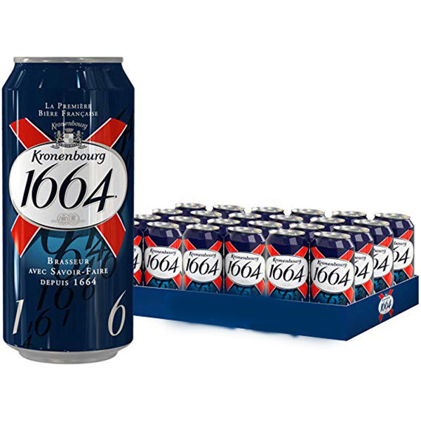 KRONENBOURG 1664 33cl CANS 1x24 [Q018]