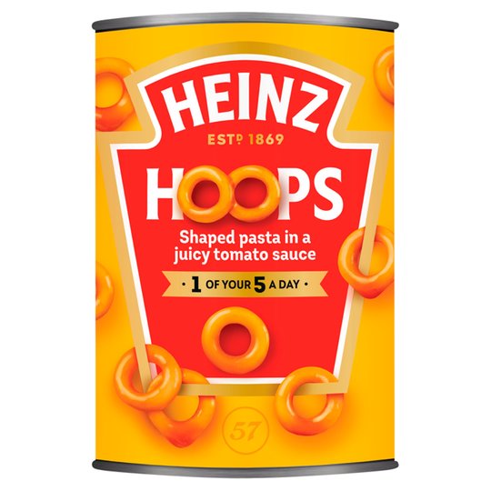 Heinz Spaghetti Hoops 400g  (x12 Cans) [HJHSH02]