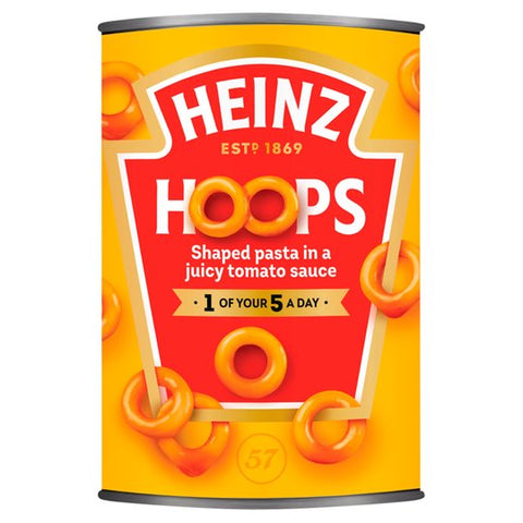Heinz Spaghetti Hoops 400g  (x2 Cans) [HJHSH02]